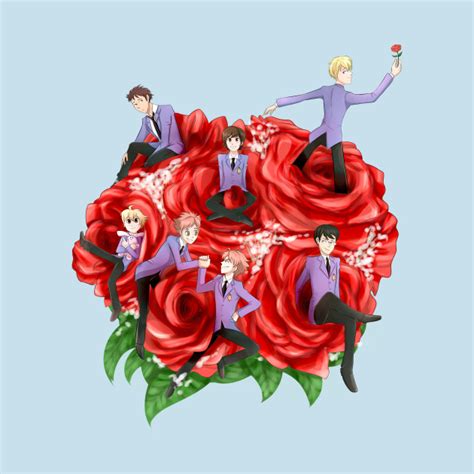 Ouran Roses - Ouran High School Host Club - T-Shirt | TeePublic