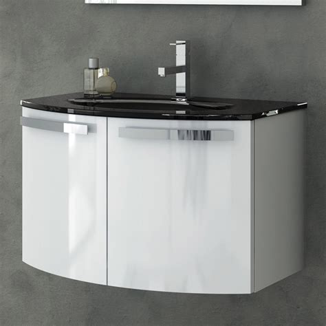Simplihome gatsby 28 inch h x 16 inch w single door wall bath cabinet in pure white with storage compartment and 1 shelf, for the bathroom eviva happy 30 inch x 18 inch white transitional bathroom vanity with white carrara marble countertop and undermount porcelain sink. Modern 28 inch Crystal Dance Vanity Set with Glass Sink ...
