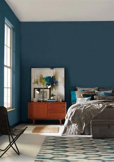 Interior Color Trend 2020 Dark Teal In Design Masterbedroom In 2020