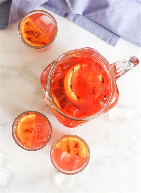 Casual Friday Bourbon Campari Punch Aka Camparty Punch Domesticate Me