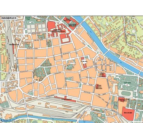 Innsbruck Map Austria