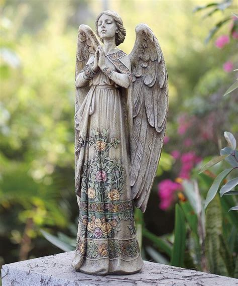 Look At This 24 Rose Accent Praying Garden Angel Figurine On Zulily
