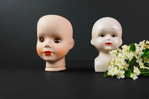 Vintage Dolls Head Bisque Dolls Head Porcelain Dolls Etsy Uk