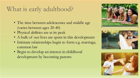 Adulthood Age Range
