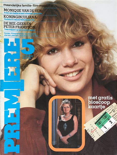 Premiere 1979 5 Monique Van De Ven Magazine Cover Actresses Retro 70s