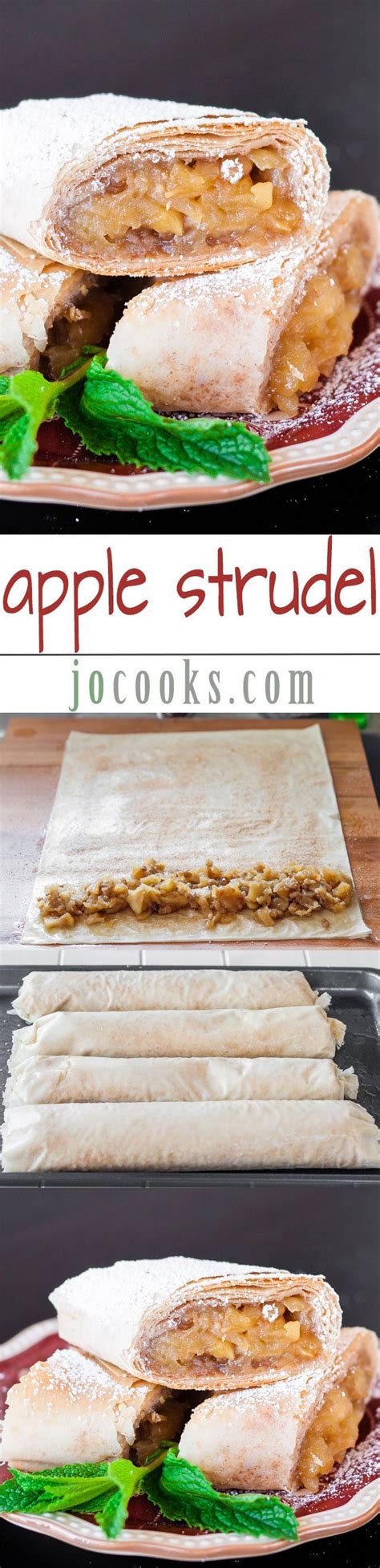 A little flour, salt, water and olive oil was all we needed. Apple Strudel - This amazing recipe will make you enjoy the classic taste of Austrian-style ...