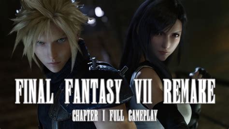 Final Fantasy 7 Remake Demo Chapter 1 Full Gameplay Youtube