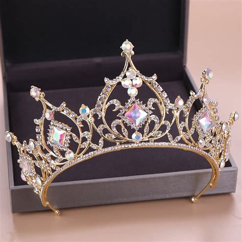 Royal Queen Performance Crystal Tiara Crown Arabesque Life