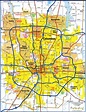 Columbus OH city map.Free printable detailed map of Columbus city Ohio