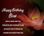 110+ Birthday Wishes For Boss - Statustown