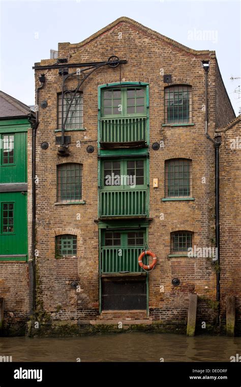 London Uk January 24 2009 Old Victorian Warehouse In Docklands