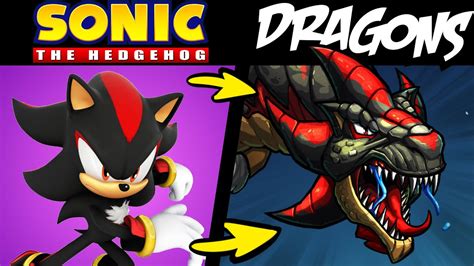 What If Sonic The Hedgehog Characters Were Dragons Lore And Speedpaint
