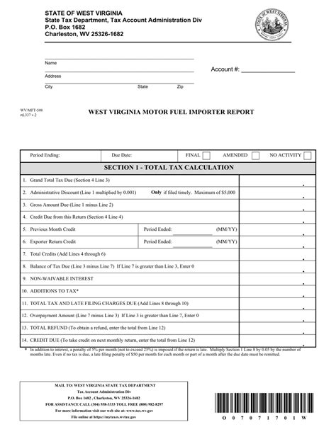 Form Wvmft 508 Fill Out Sign Online And Download Printable Pdf