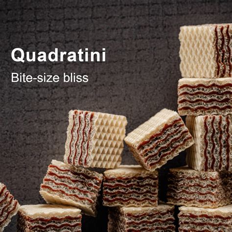 Buy Loacker Quadratini Tiramis Bite Size Wafer Cookies Large Pack Of