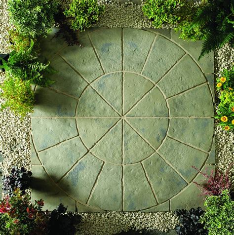 Minster 18m Patio Kit In Rustic Sage Garden Ornamnents