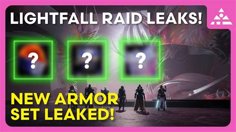 New Lightfall Raid Leaks New Armor Set Destiny Youtube