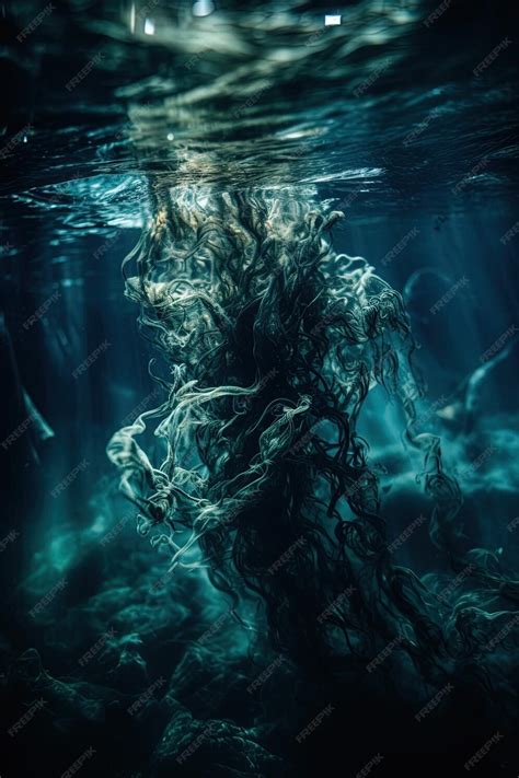 Premium Ai Image Cinematic Underwater Smoke