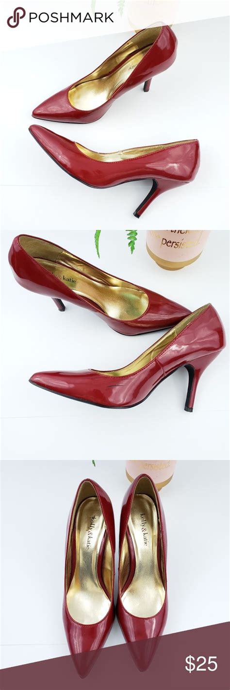 🎉hp🎉 Kelly And Katie Patent Leather Red Pumps Red Pumps Kelly And Katie