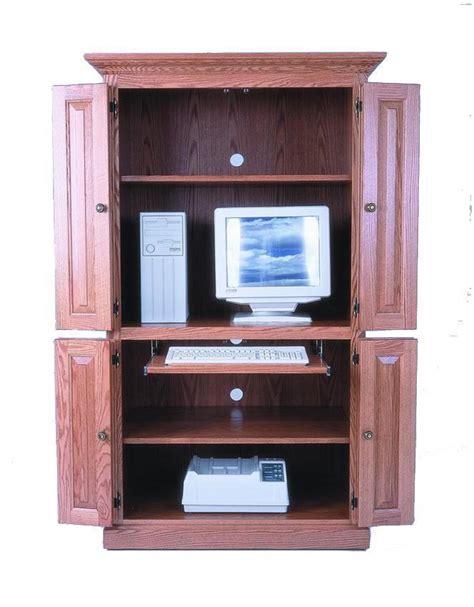 An exquisite and fine piece of italian design created by the most expert italian craftsmen. Computer Armoire Desk from DutchCrafters Amish Furniture