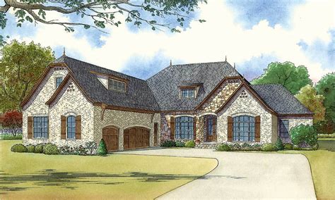 Four Bedroom Brick And Stone House Plan 70533mk