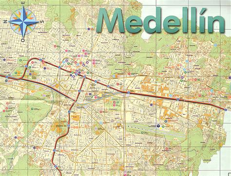 Mapa Turistico De Medellin Images And Photos Finder
