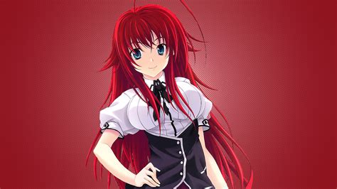 Rias Gremory Red Carbon Fiber Wallpaper 1920x1080 By