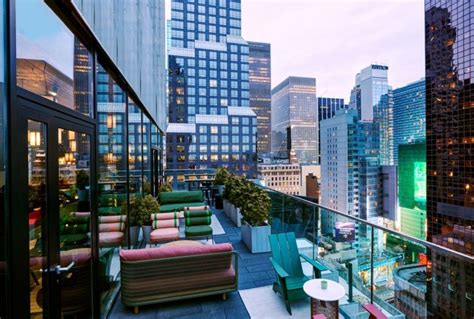 Nyc Rooftop Bar Cloudm New York Times Square Citizenm New York