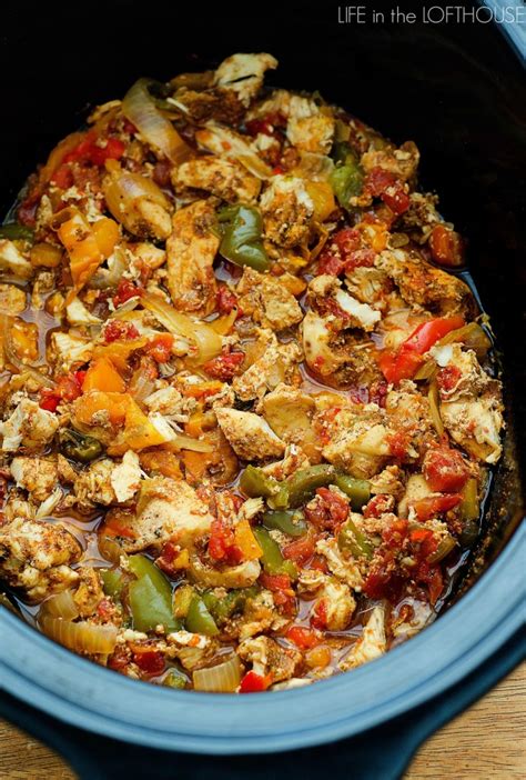 15 easy crockpot chicken recipes to make for dinner tonight. Crock Pot Chicken Fajitas - Life In The Lofthouse