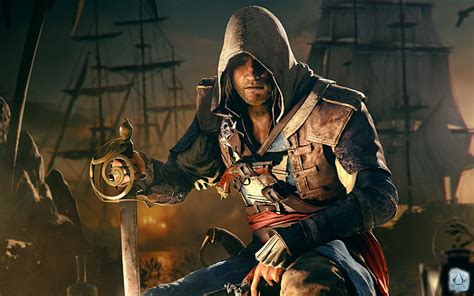 Hd Wallpaper Assassins Creed Edward Kenway Digital Wallpaper Pirate