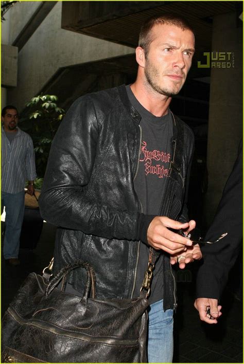 David Beckham Leather Jacket Estilo De Ropa Hombre Estilos De Ropa