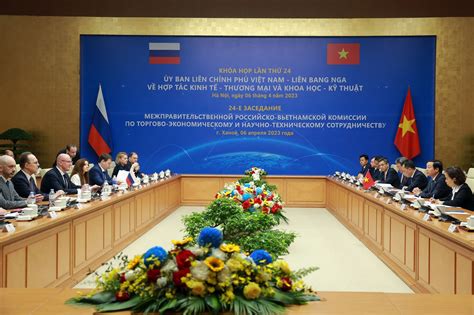 Khóa Họp Lần Thứ 24 Ủy Ban Liên Chính Phủ Việt Nam Nga Về Hợp Tác