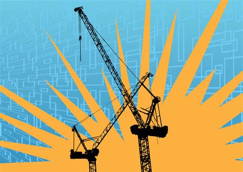 Tower Crane Vector Art And Graphics