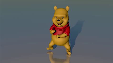 Winnie The Pooh Bailando Pasito PerrÓn Dancing 3d Meme Official