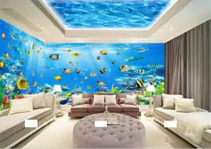 3d Room Wallpaper Custom Non Woven Murals Fantasy Undersea