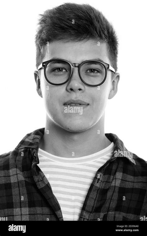 Face Of Young Handsome Man Wearing Eyeglasses Stock Photo Alamy