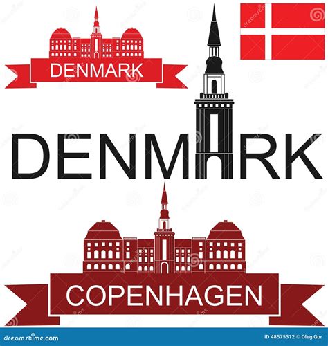 Denmark Stock Vector Illustration Of Tourism Abstract 48575312