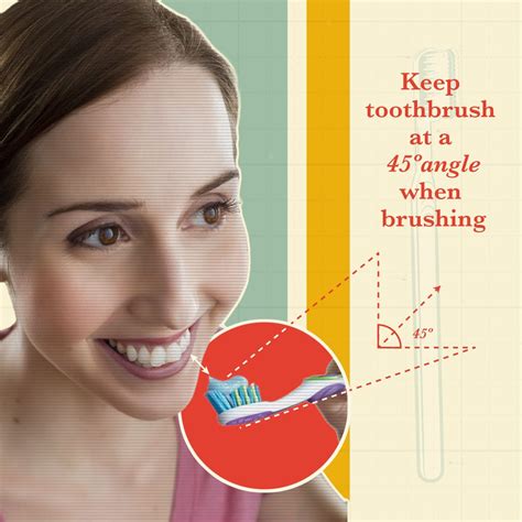 For Best Results When Brushing Your Teeth Keep Your Toothbrush At A 45