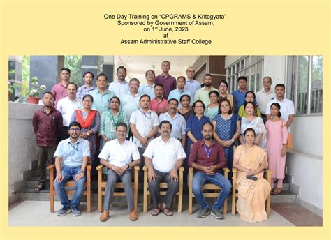 One Day Training On Cpgrams And Kritagyata On 01062023 Assam