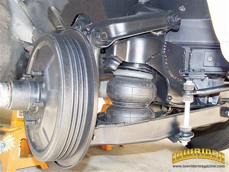 Lowrider Magazine Shows How To Install An Air Bag Suspension On The