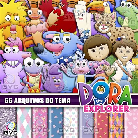 Kit Digital Dora Aventureira Elo Produtos Especiais