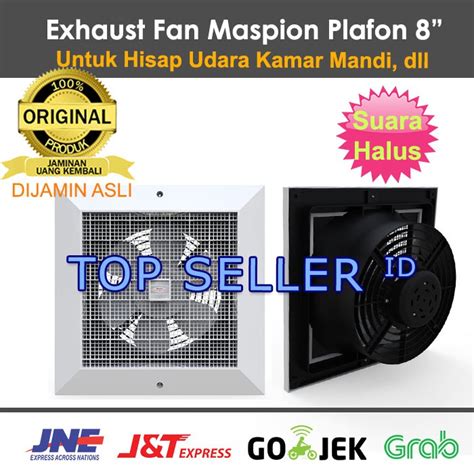 Jasa pembuatan penghisap asap dapur dan penyedot asap dapur. Maspion Exhaust Fan CEF-20 8 Inch Plafon Kipas Angin Hisap ...