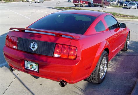 Dark Candy Apple Red 2008 Ford Mustang Gt Coupe