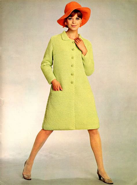 Beautiful Knitted Dress Fashion Of The 1960s Vintage Everyday