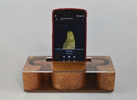 This Passive Amplifier Is Made From Oak And It Features A Clear