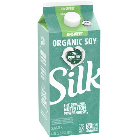 Silk Unsweetened Soy Milk Nutrition Information Besto Blog