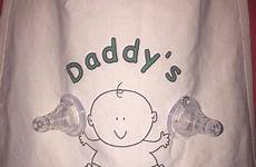 diaper duty daddy dad apron gift gag shower idea unique baby thatsweetgift
