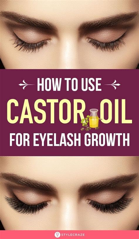How To Apply Castor Oil To Eyelashes We Have Discussed A Few Insanely