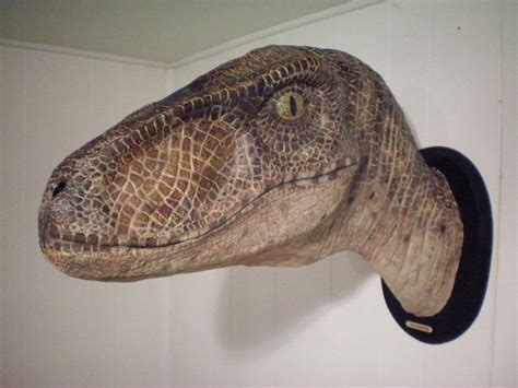 Cool Stuff Mounted Velociraptor Head From Jurassic Park