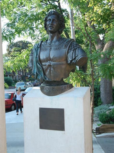 Statue Of Alexander The Great Toronto Canada History Of Macedonia