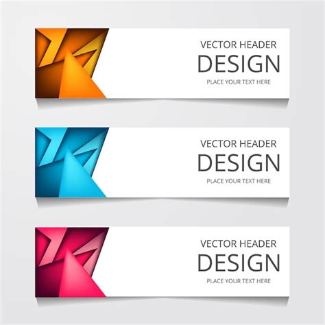 Premium Vector Horizontal Banner Background Vector Illustration